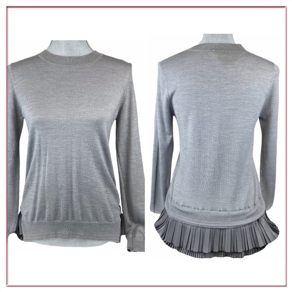Maille Clu Sweater - Pleated Detail - Unique!